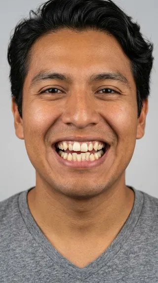 Enderezar dientes: Antes